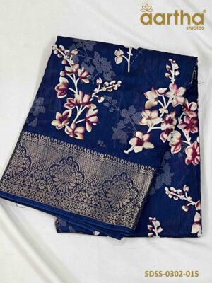 Designer Semi Silk Sarees