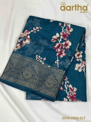 Designer Semi Silk Sarees
