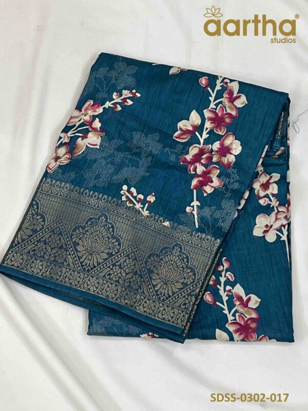 Designer Semi Silk Sarees