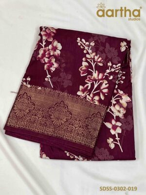 Designer Semi Silk Sarees