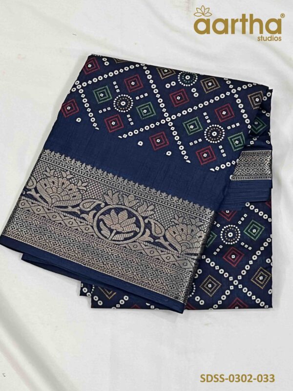 Designer Semi Silk Sarees