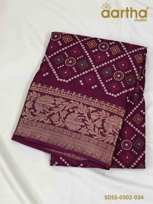Designer Semi Silk Sarees