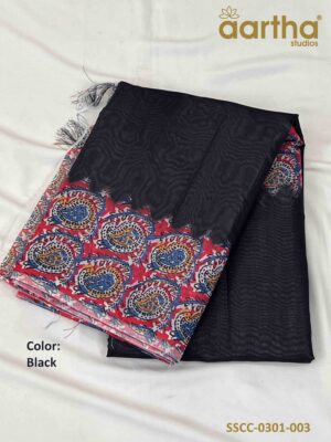 Soft Semi Chanderi Cotton Sarees