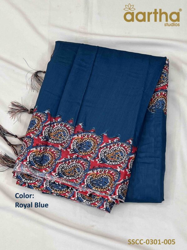 Soft Semi Chanderi Cotton Sarees