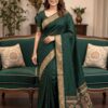 Semi Banarasi Soft Silk Sarees