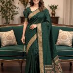 Semi Banarasi Soft Silk Sarees