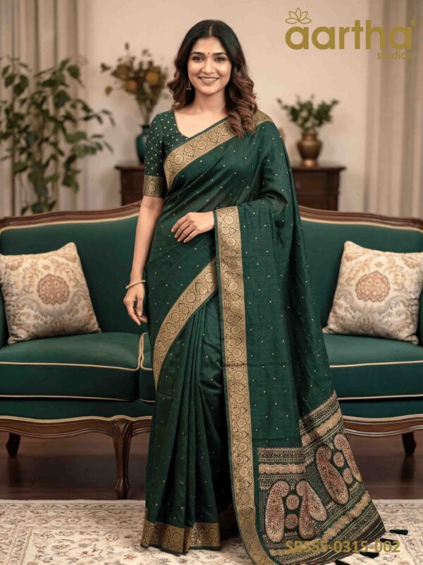 Semi Banarasi Soft Silk Sarees