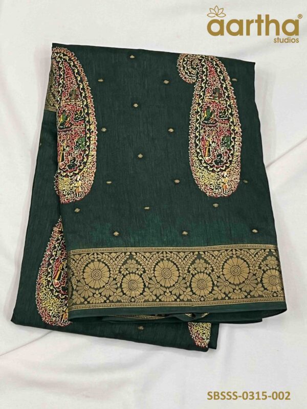 Semi Banarasi Soft Silk Sarees
