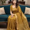 Semi Banarasi Soft Silk Sarees