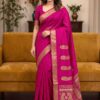 Semi Banarasi Soft Silk Sarees
