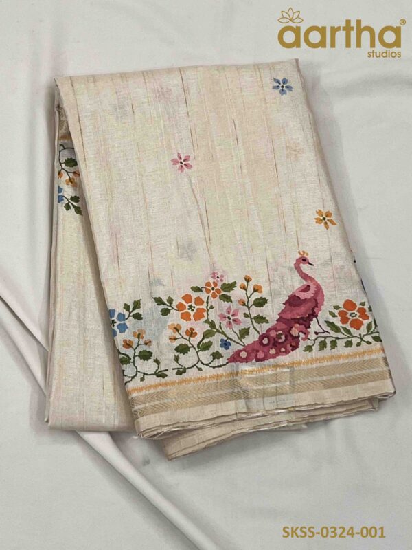 Semi Khadi Silk Sarees