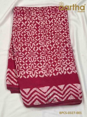 Batik Print Cotton Sarees