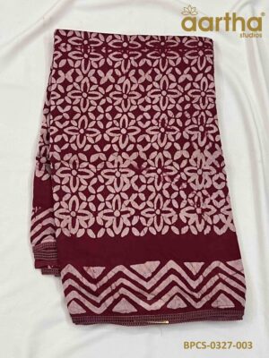 Batik Print Cotton Sarees