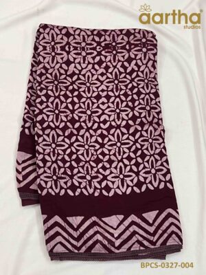Batik Print Cotton Sarees