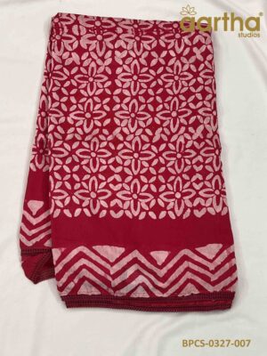 Batik Print Cotton Sarees