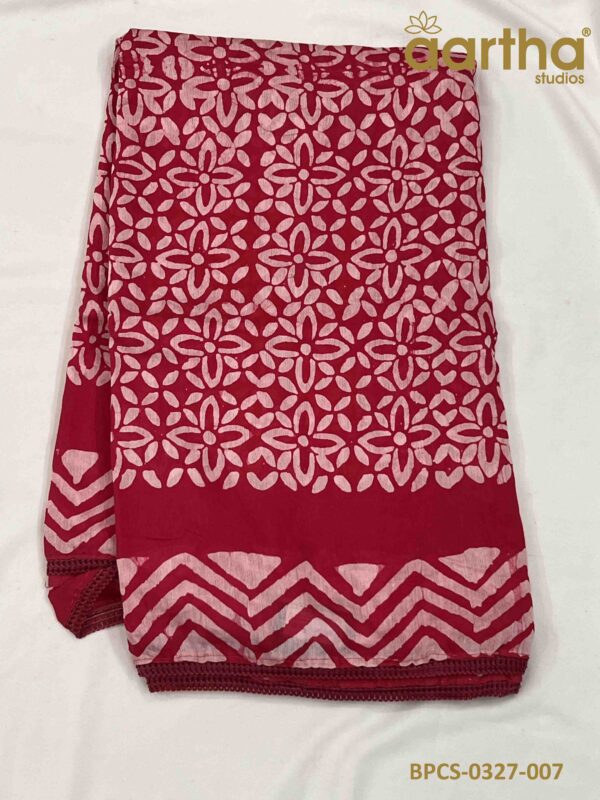 Batik Print Cotton Sarees