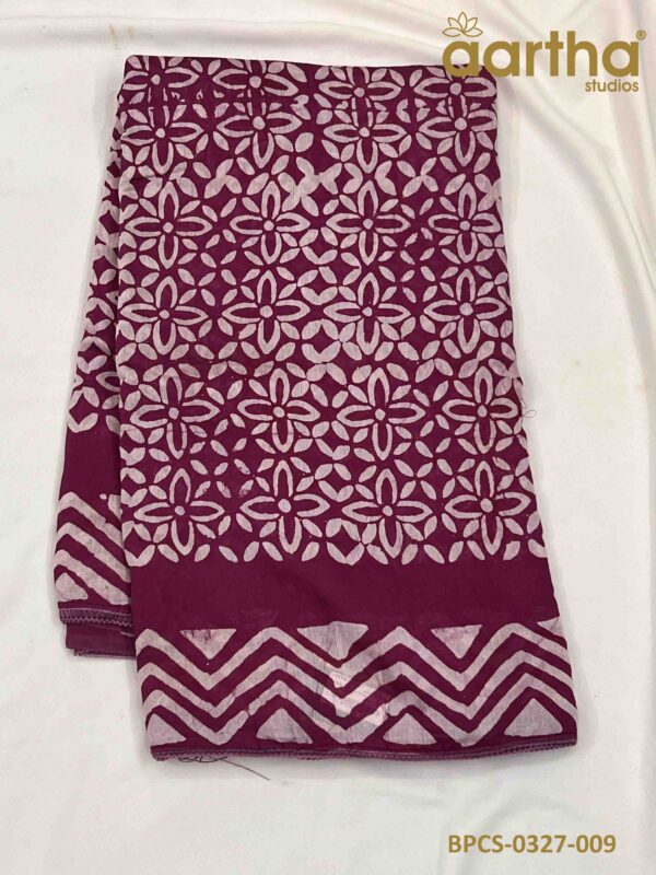 Batik Print Cotton Sarees