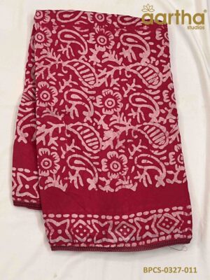 Batik Print Cotton Sarees