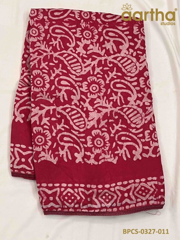 Batik Print Cotton Sarees
