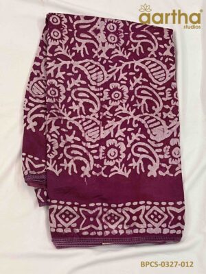 Batik Print Cotton Sarees