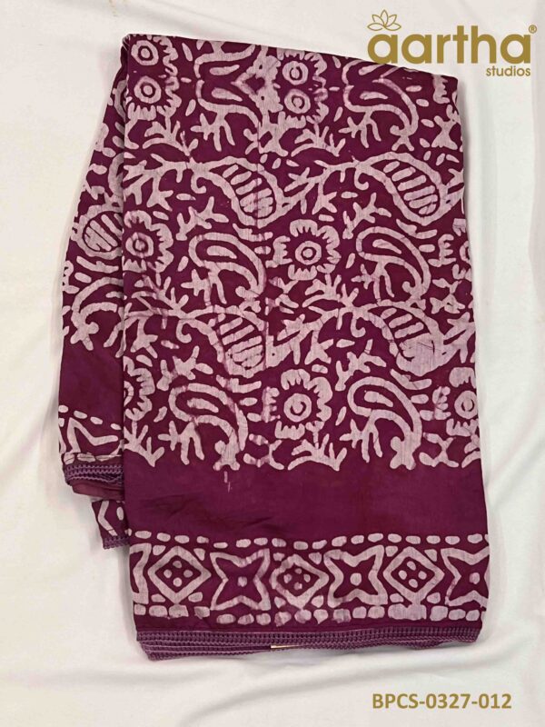 Batik Print Cotton Sarees