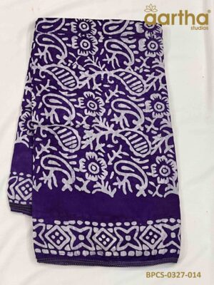 Batik Print Cotton Sarees
