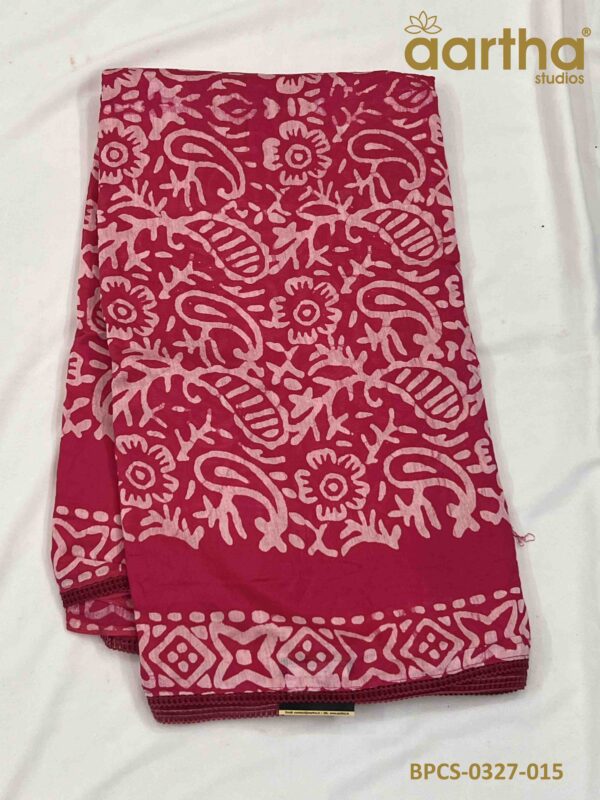 Batik Print Cotton Sarees
