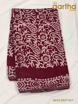 Batik Print Cotton Sarees