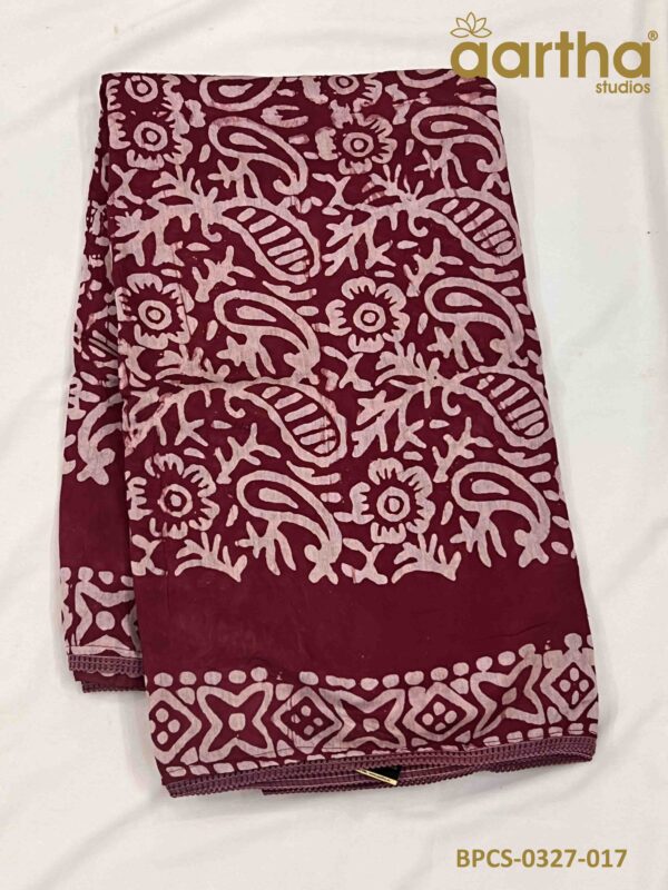 Batik Print Cotton Sarees