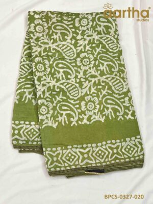 Batik Print Cotton Sarees