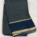Chiffon Checks Sarees