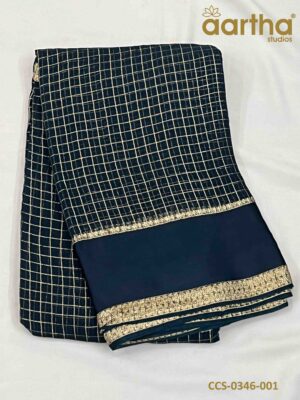 Chiffon Checks Sarees