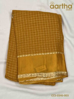 Chiffon Checks Sarees