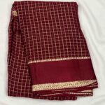 Chiffon Checks Sarees