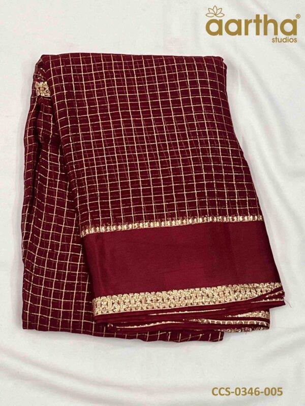 Chiffon Checks Sarees