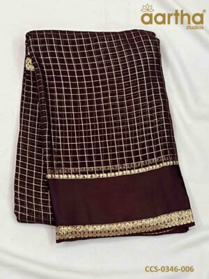 Chiffon Checks Sarees