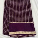 Chiffon Checks Sarees