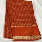 Chiffon Checks Sarees