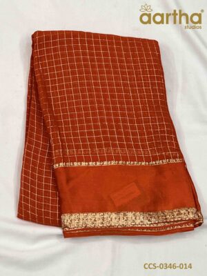 Chiffon Checks Sarees