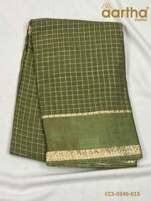 Chiffon Checks Sarees