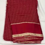 Chiffon Checks Sarees