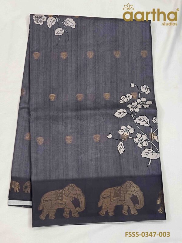 Fancy Semi Silk Sarees