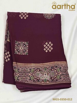 Modal Georgette Sarees