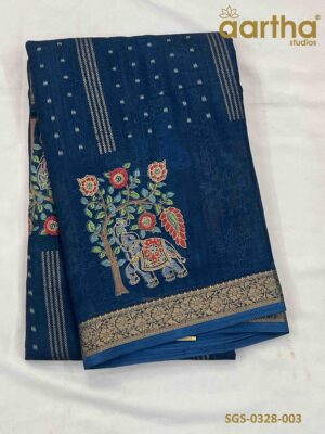 Semi Georgette Sarees
