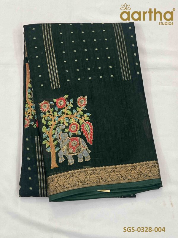 Semi Georgette Sarees