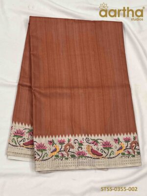 Semi Tussar Silk Sarees