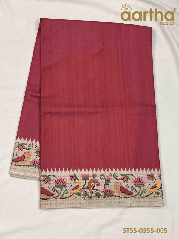 Semi Tussar Silk Sarees