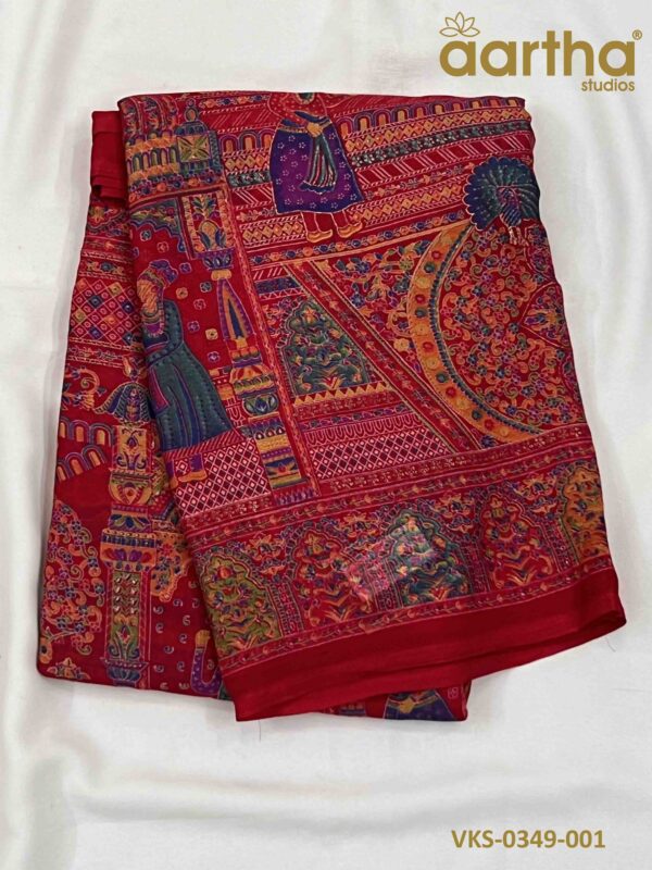 Viscos Kalamkari Sarees