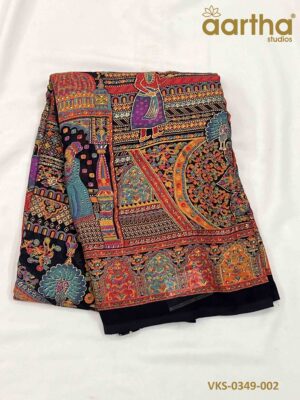 Viscos Kalamkari Sarees