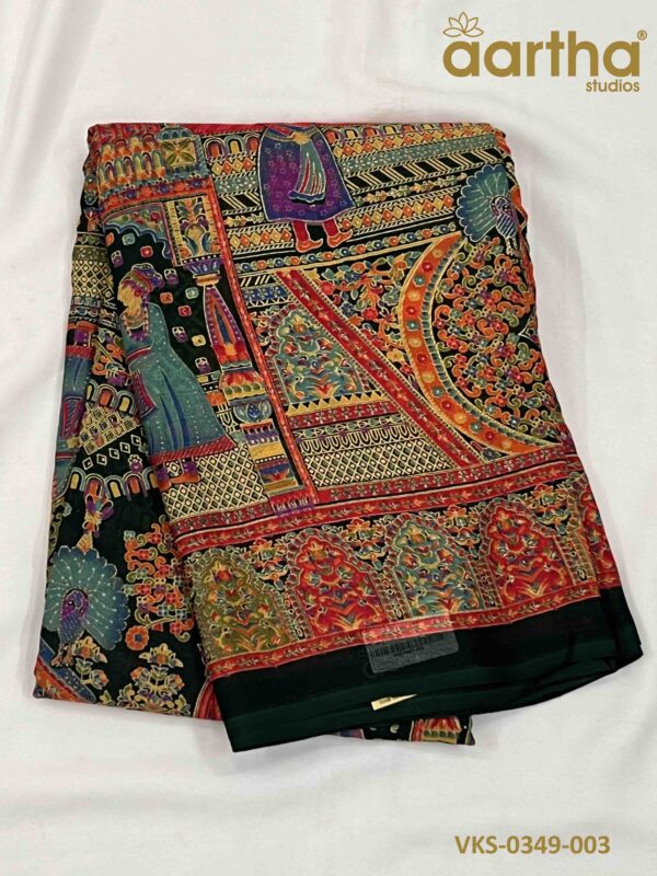 Viscos Kalamkari Sarees